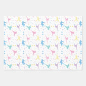 武術アーツ空手抽象芸術スターズスパークレス ラッピングペーパーシート (正面3)