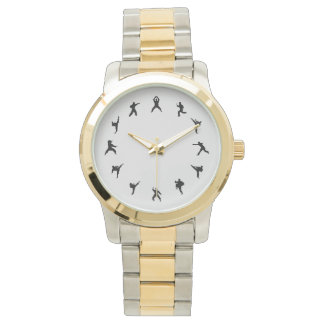 武術アーツ空手（ブラック、グレー） 腕時計