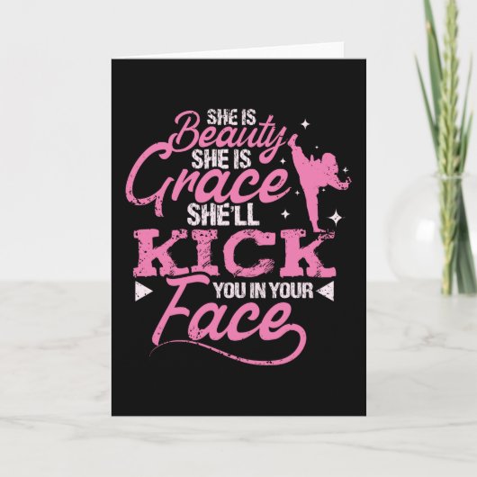 武術アーツ美しいアンドグレース カード (正面)