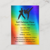 武術アーツ自己防衛 名刺 (正面)