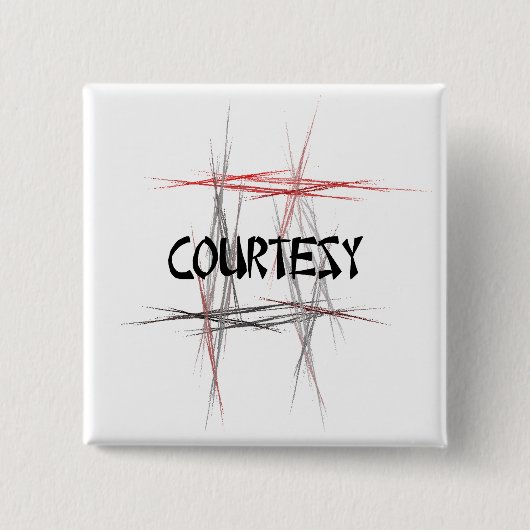 武術アーツ表敬 缶バッジ (正面)