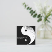 武術アーツ陰陽空手カンフーマスター スクエア名刺 (スタンド正面)