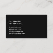 武術アーツ陰陽空手 名刺 (裏面)