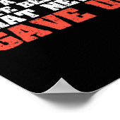 武術アーツ黒帯は白 ポスター (角)