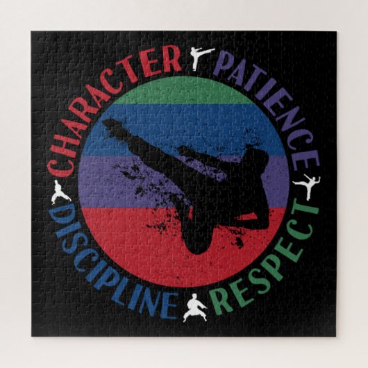 武術アーツ – 空手コアバリュー ジグソーパズル (縦)