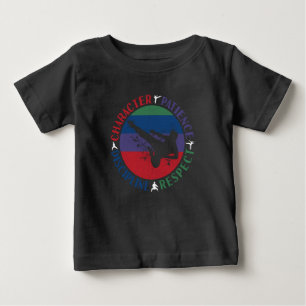 武術アーツ – 空手コアバリュー ベビーTシャツ