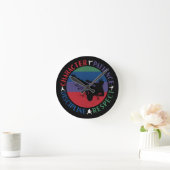 武術アーツ – 空手コアバリュー ラウンド壁時計 (ホーム)