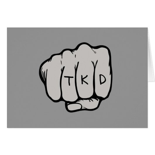 武術アーツTKDテコンドフィフグレイ (正面横)