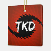 武術アーツTKDハリケーン セラミックオーナメント (左)