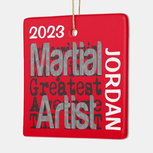 武術アーティスト超並立カスタム セラミックオーナメント (左)