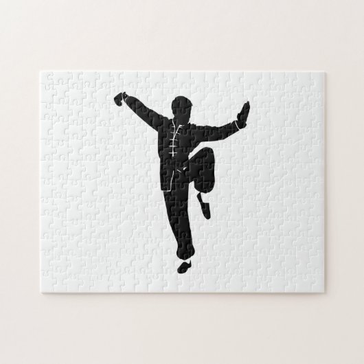 武術アーティスト – 背景色の選択 ジグソーパズル (横)