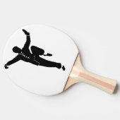 武術アーティスト-背景色の選択 卓球ラケット (横)