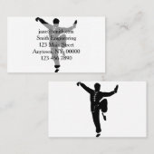 武術アーティスト-背景色の選択 名刺 (正面/裏面)