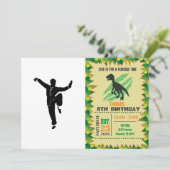 武術アーティスト-背景色の選択 招待状 (スタンド正面)