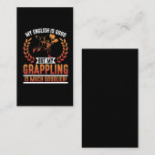 武術アートとブラジルのジウ·ジツ·グラップリング 名刺 (正面/裏面)