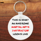 武術アートインストラクター素晴らし、 キーホルダー (正面)