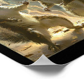 武術アートリス空手ギ着稲妻A ポスター (角)