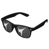 武術アート空手キック忍者ブラックパーティーシェード レトロサングラス (アングル)