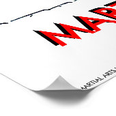 武術アート ポスター (角)