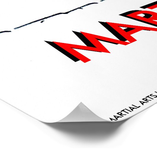 武術アート ポスター (角)