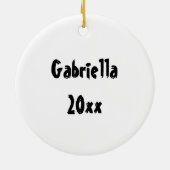 武術アー実在ツガールズキック&イェルテコンドー セラミックオーナメント (裏面)