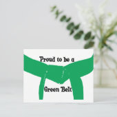 武術ア誇りを持ったートがグリーンベルト ポストカード (スタンド正面)