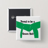 武術ア誇りを持ったートがグリーンベルト 缶バッジ (正面&裏面)