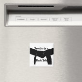 武術ア誇りを持ったートがブラックベルト マグネット (インサイチュ (食洗機))