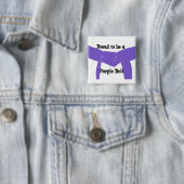 武術ア誇りを持ったートが紫の帯 缶バッジ (インサイチュ)