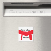 武術ア誇りを持ったートが赤いベルト マグネット (インサイチュ (食洗機))