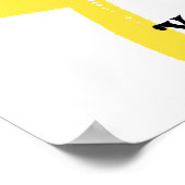 武術ア誇りを持ったートはイエローベルト ポスター (角)