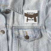 武術ア誇りを持ったートはブラウンベルト 缶バッジ (インサイチュ)