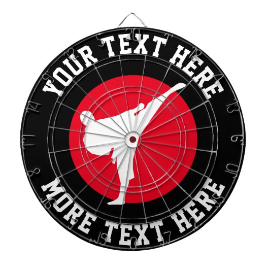 武術カスタムアートデザイン ダーツボード (正面)