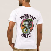 武術スネーク Tシャツ (裏面)