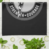 武術パーソナライズされたアーツ柔道日本格闘スポーツ キッチンタオル (折り畳み)