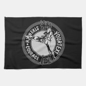 武術パーソナライズされたアーツ柔道日本格闘スポーツ キッチンタオル (横)