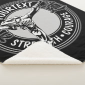 武術パーソナライズされたアーツ柔道日本格闘スポーツ  シェルパブランケット (3/4)