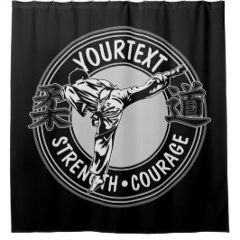武術パーソナライズされたアーツ柔道日本格闘スポーツ シャワーカーテン