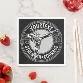 武術パーソナライズされたアーツ柔道日本格闘スポーツ スタンダードランチョンナプキン (インサイチュ)