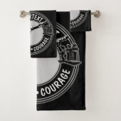 武術パーソナライズされたアーツ柔道日本格闘スポーツ バスタオルセット (インサイチュ)