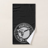 武術パーソナライズされたアーツ柔道日本格闘スポーツ バスタオルセット (ハンドタオル)