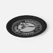 武術パーソナライズされたアーツ柔道日本格闘スポーツ ペーパープレート (アングル)