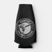 武術パーソナライズされたアーツ柔道日本格闘スポーツ ボトルクーラー (正面)