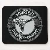 武術パーソナライズされたアーツ柔道日本格闘スポーツ マウスパッド (正面)