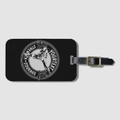 武術パーソナライズされたアーツ柔道日本格闘スポーツ ラゲッジタグ (正面横)