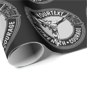 武術パーソナライズされたアーツ柔道日本格闘スポーツ ラッピングペーパー (ロールコーナー)