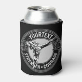 武術パーソナライズされたアーツ柔道日本格闘スポーツ 缶クーラー (缶正面)