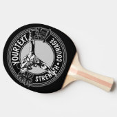 武術パーソナライズされた柔道日本格闘技  卓球ラケット (横)