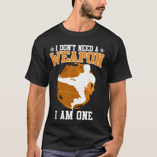 武術中国のアーツ私は武器ショリンを必要としない Tシャツ (正面)