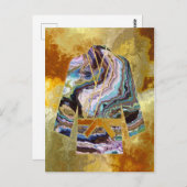 武術絵葉書 – 空手柔道敬古木 ポストカード (正面/裏面)